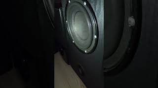 diy subwoofer at max volume! #bass #basstest #subwoofer #fyp #basshead #hometheater #excursion