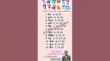 जनवर 2025 र श अन स र लक न बर Music Song Love Motivation Grahupchar Viralvideo Astrogytips 