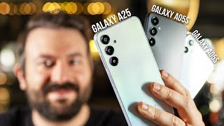 SAMSUNG GALAXY A25 ve kardeşleri GALAXY A05 , GALAXY A05s İnceleme