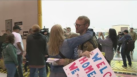 914th Air Refueling Wing welcomed home today