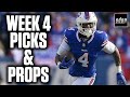 NFL Week 4 Picks, Player Props &amp; Best Bets | Drew &amp; Stew