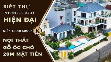 Trải nghiệm KHÔNG GIAN SỐNG THƯỢNG LƯU bên trong BIỆT THỰ HIỆN ĐẠI tại Quận 8 | Kiến Thịnh Group