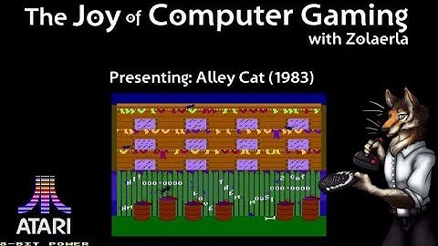 JCG008 - Alley Cat (1983) (Atari 8bit)