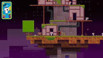 FEZ (PS4) - True Ending (32 Cubes + 32 Anti-Cubes)