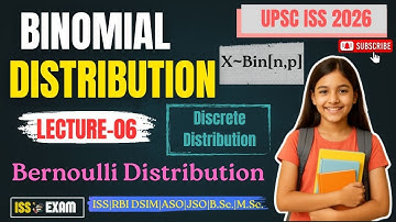 L-06 Binomial & Bernoulli Distribution | Factorial | Moments | MGF | CF | PGF | Additive Property