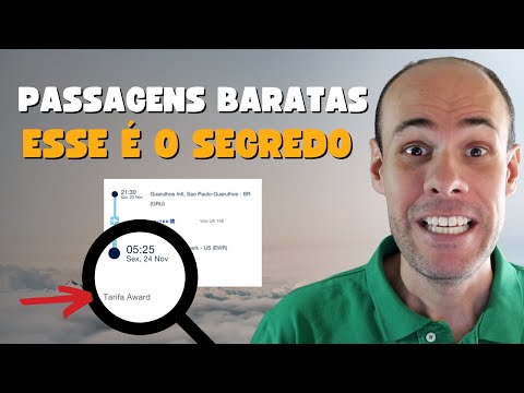Segredo das PASSAGENS BARATAS na tarifa AWARD com milhas AZUL