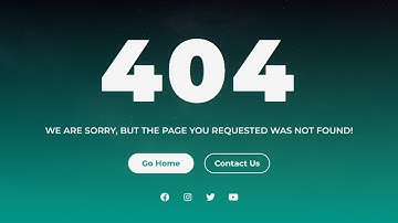 404 Error Page Design Using HTML CSS | Step-by-Step Guide | devRasen | Create A 404 Error Page