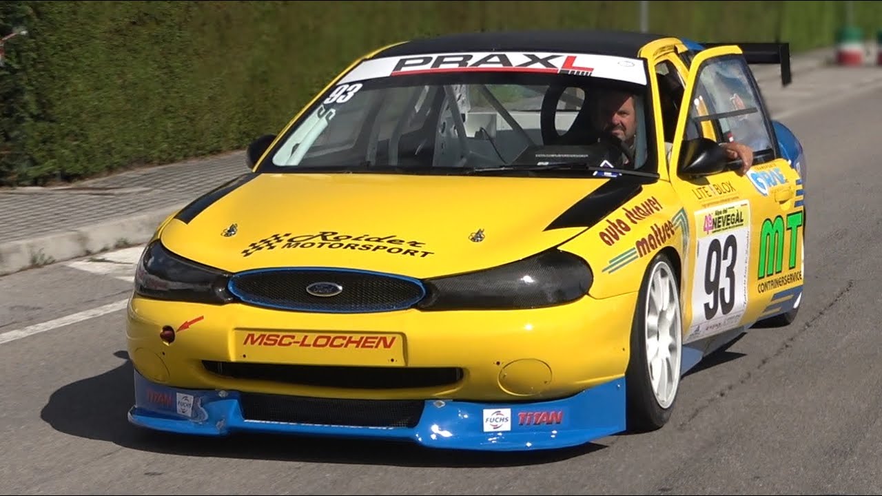 8.500rpm Ford Mondeo STW | 2.0L V6 Cosworth Engine with ITBs Sound on Hillclimb!