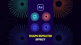 Create A Repeater Effect In After Effects #tutorial #aftereffects #howto