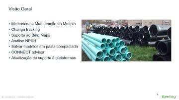 Tech Talk: Novidades do WaterCAD/WaterGEMS CONNECT Edition Update 1