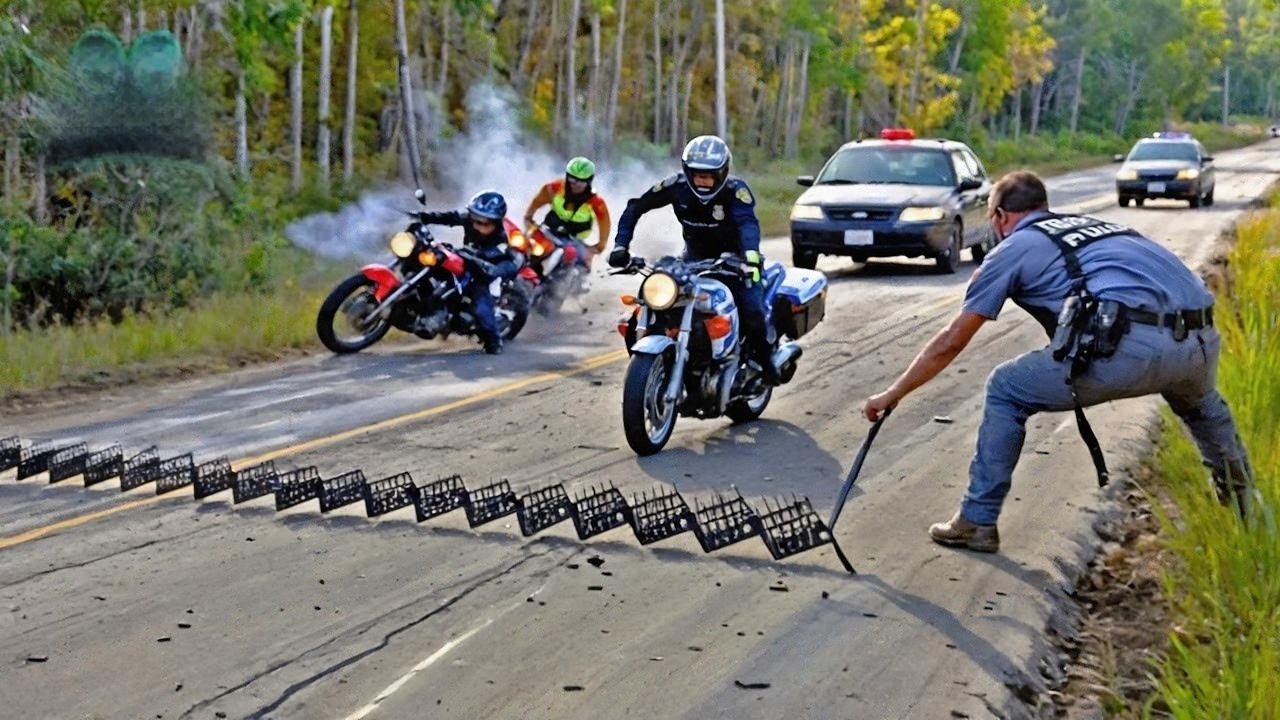 Wenn Motorradverfolgungen außer Kontrolle geraten!