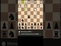 Knight forks King and Queen. Nimzowitsch Defense #chess #ajedrez