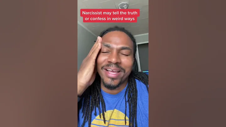 Some narcissists will confess and cover it with a joke or by saying someone else did it