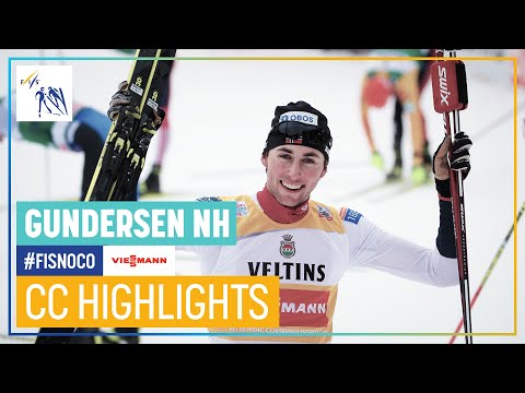 Riiber outsprints Germans at the finish line | Val di Fiemme | Gundersen NH #2 | FIS Nordic Combined