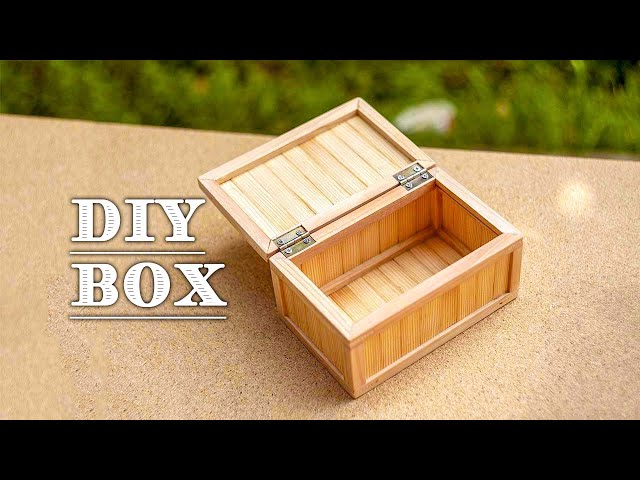 ⚡ The Special Wooden Box / Invisible Wooden Hinge - Using basic