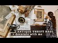 It was only 375 thrift haul  style  decorate with me  antique and vintage home decor