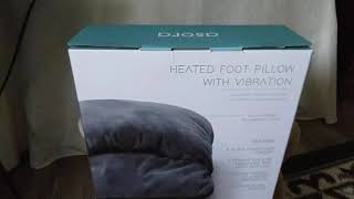 Heated Foot Pillow With Vibration By asol`a Product Review