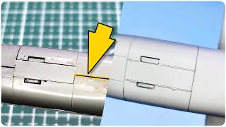 Fixing Seam Lines and Adding Tiny Details | He 162 Build