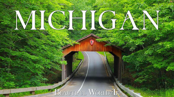 Michigan 4K - Where Spring Unfolds Along Gentle Rivers and Wildflower Trails - Piano Relaxing