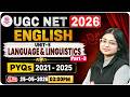 UGC NET English Literature 2026 | Unit 5: Language and Linguistics | UGC NET English PYQs 2021-2025