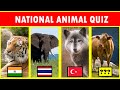 🔴 National Animals of Countries Quiz | National Animals