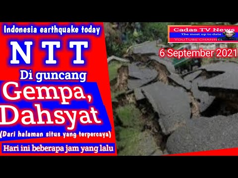 gempa bumi hari ini | gempa di ntt hari ini | bmkg gempa terkini