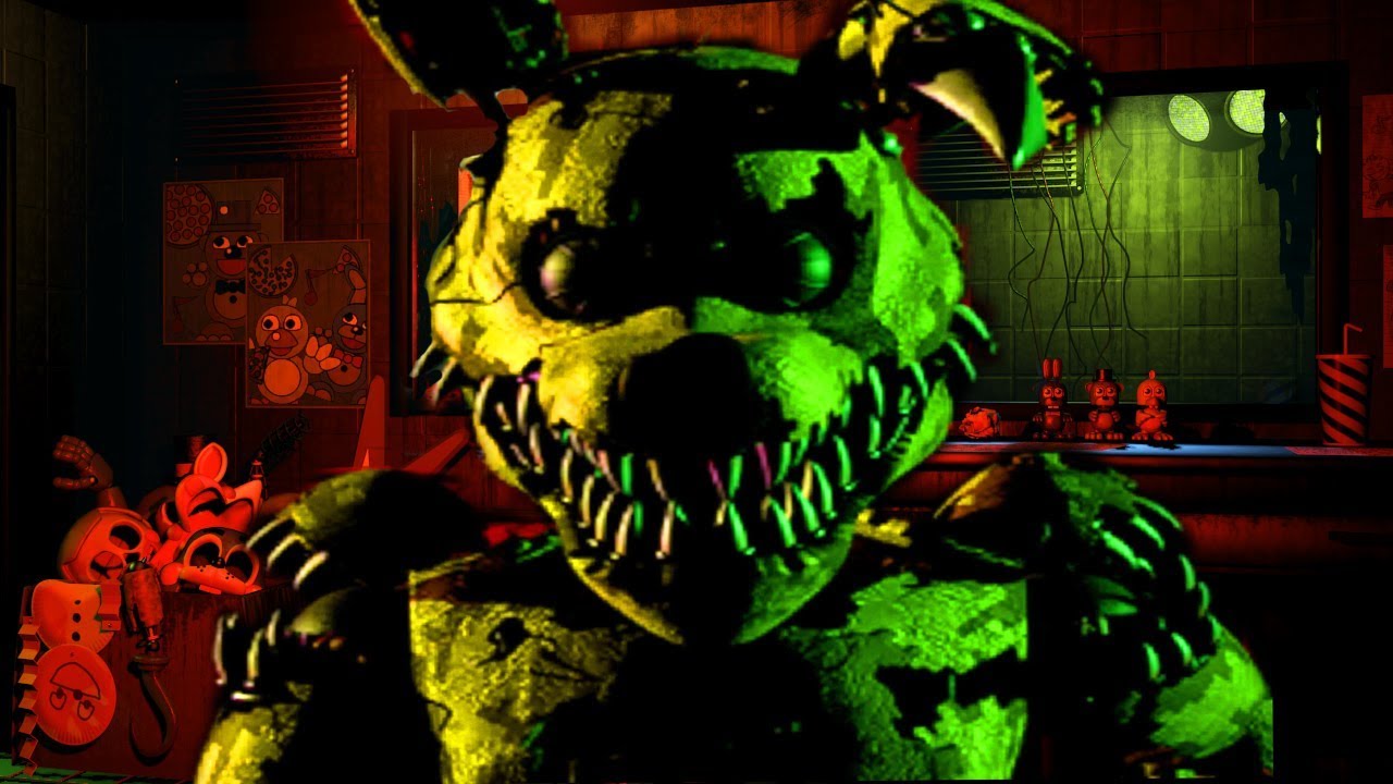 Nightmare FNAF 3 Fredbear (+ adventure form) by