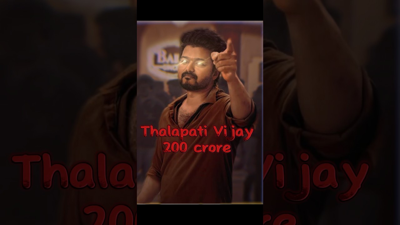 G.o.a.T movie star cast & salary 