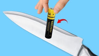 Revive Your Dull Knife with Battery Blitz: A Razor-Sharp Transformation in Just 3 Minutes!