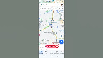 How To Check Traffic Conditions On Google Maps  || #shorts