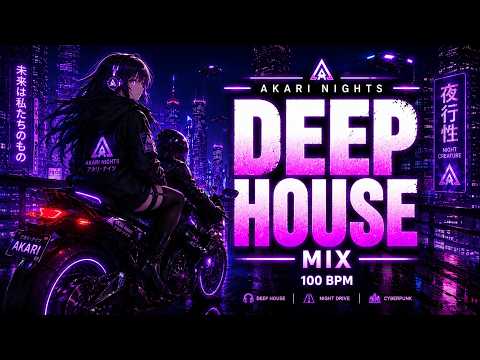 ⚡ Deep House Mix | Midnight Accelerator Through Neon Tokyo — AKARI NIGHTS