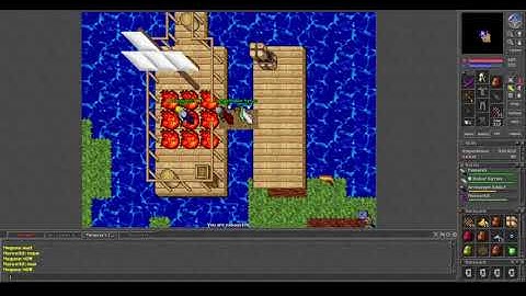 Old Tibia - UH Trap - Killing TOP LVL OLD LUCERA (7.4 2005)