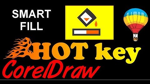 Corel Draw Tips & Tricks HOT Key for the SMART FILL TOOLS