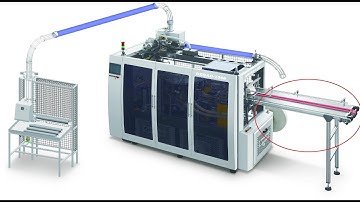 NEWTOP HIGH SPEED INTELLIGENT PAPER CUP MACHINE FOR COFFEE CUPS WITH SPEED 140PCS/MIN