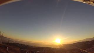 Güneşin doğuşu Hızlı çekim (  Sun time lapse)