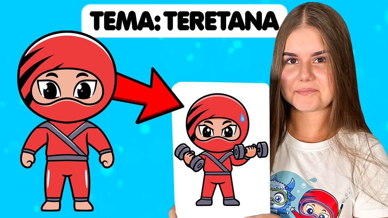 CRTANJE ALI SVAKA TEMA SU DEFKO I ĆAKI