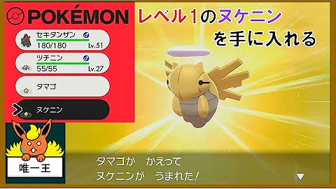 ポケモン 剣盾 ヌケニン