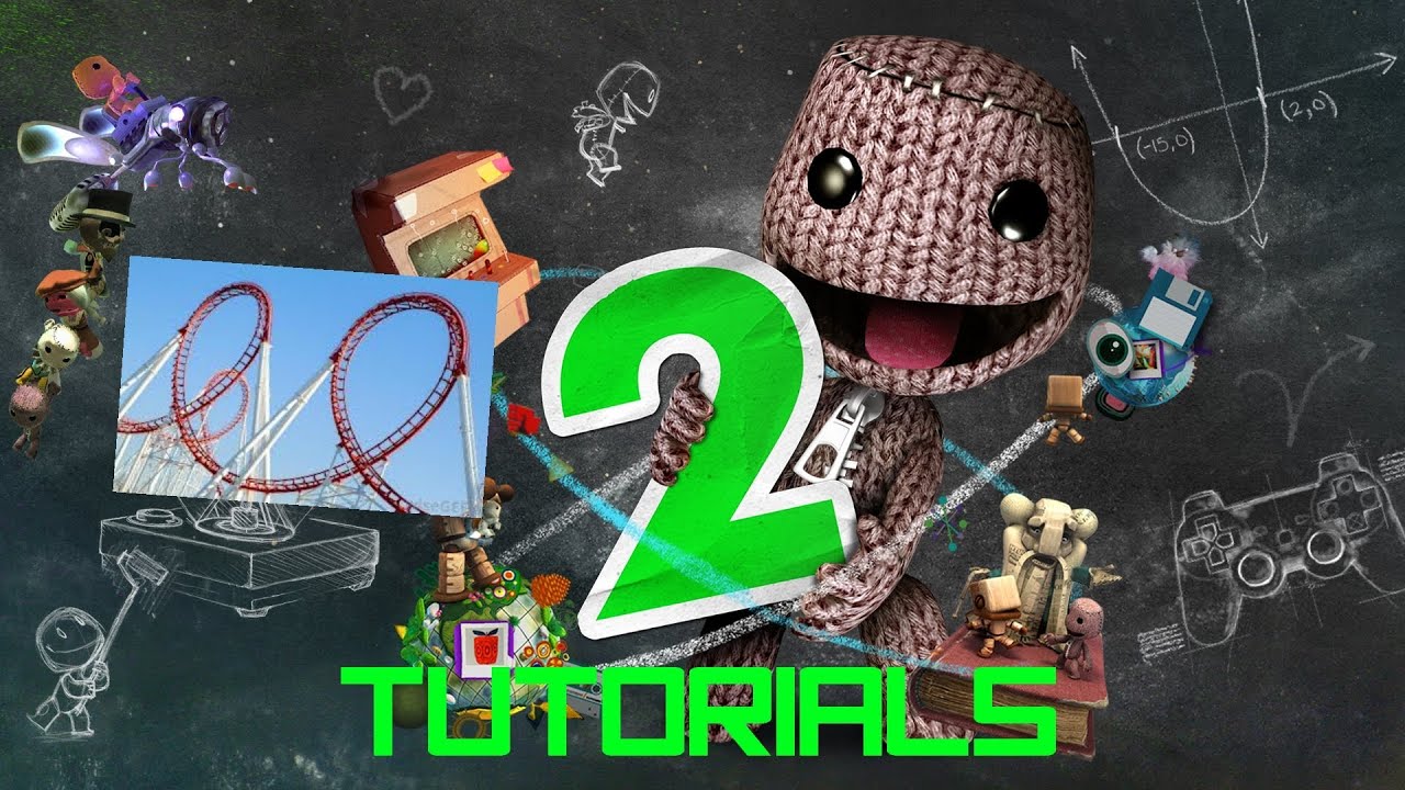 Little Big Planet 2 - How to make a Roller Coaster - YouTube