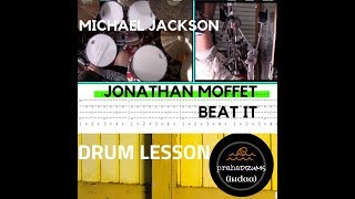 Jonathan Moffett Beat It (Drum Lesson) by Praha Drums Official (20.b)