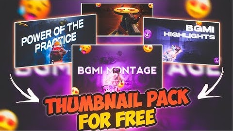 🇮🇳BGMI THUMBNAIL PACK FOR FREE⚡❤️|| free thumbnail pack for pubg montage✌️//MONTAGE THUMBNAILS