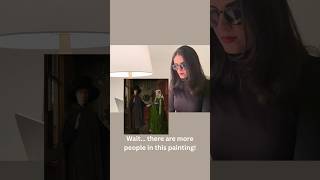 Someone is hiding behind the painter! #history #art #shortvideo