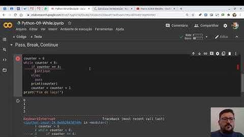 09c - While - Pass, Break e Continue - Estruturas de Repetição - Python