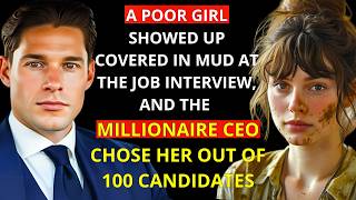 Download Lagu A POOR GIRL SHOWED UP COVERED IN MUD AT THE JOB INTERVIEW, AND THE MILLIONAIRE CEO CHOSE HER OUT OF MP3