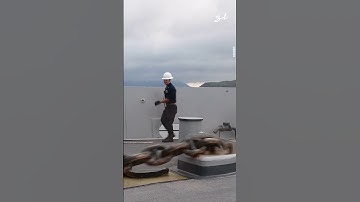 Extremely Dangerous Anchor Drop 😱⚓️