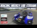iRacing IMSA Chaos! Top split Weekly Live stream.