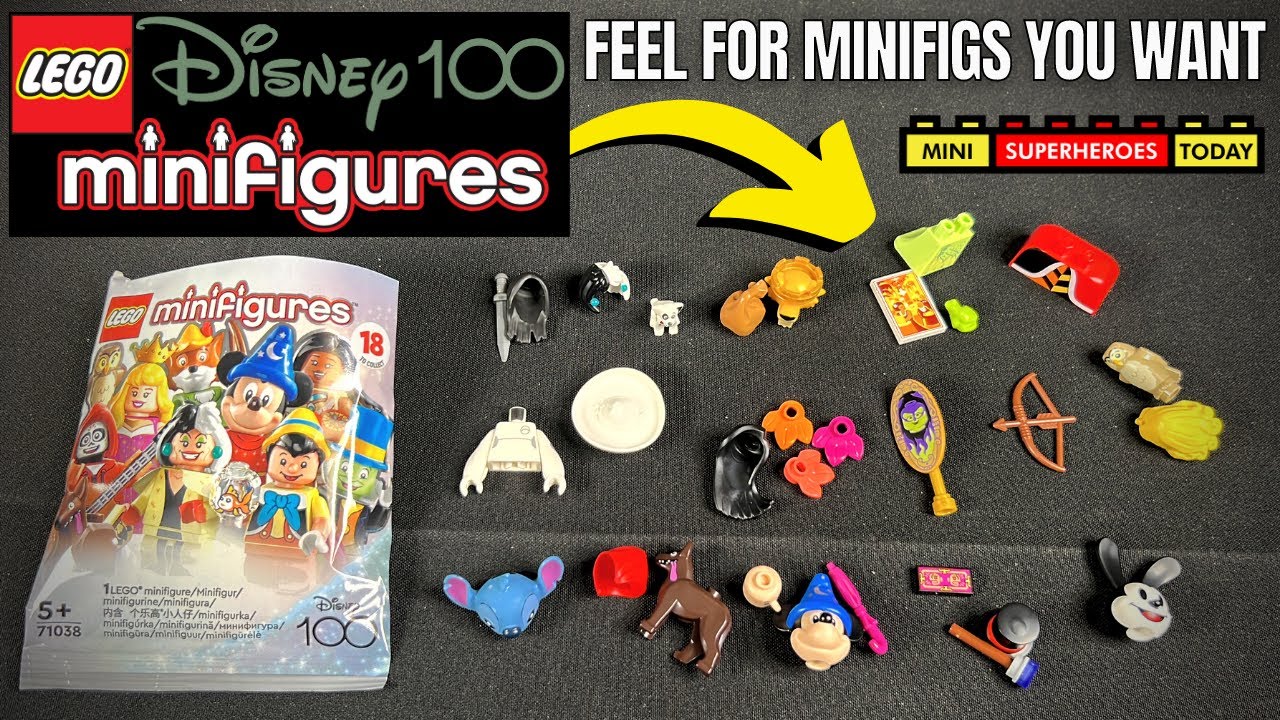 Mini-Figurines Disney 100 Ans - LEGO® Minifigure Disney Stitch