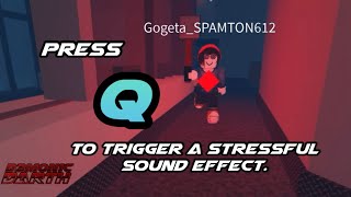 Press Q To Trigger A Stressful Sound Effect. (Roblox Flee the Facility /w Sam and Gogeta!)