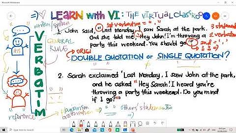 Double and Single Quotation Marks | How to Use Them | The Virtual Classroom #Mechanics #Usage