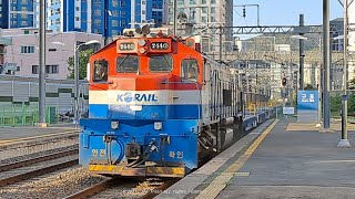 [7440] 부산신항-부산진 화물 6605열차 구포역 통과