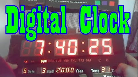 Digital LED Wall Clock (JH3615)